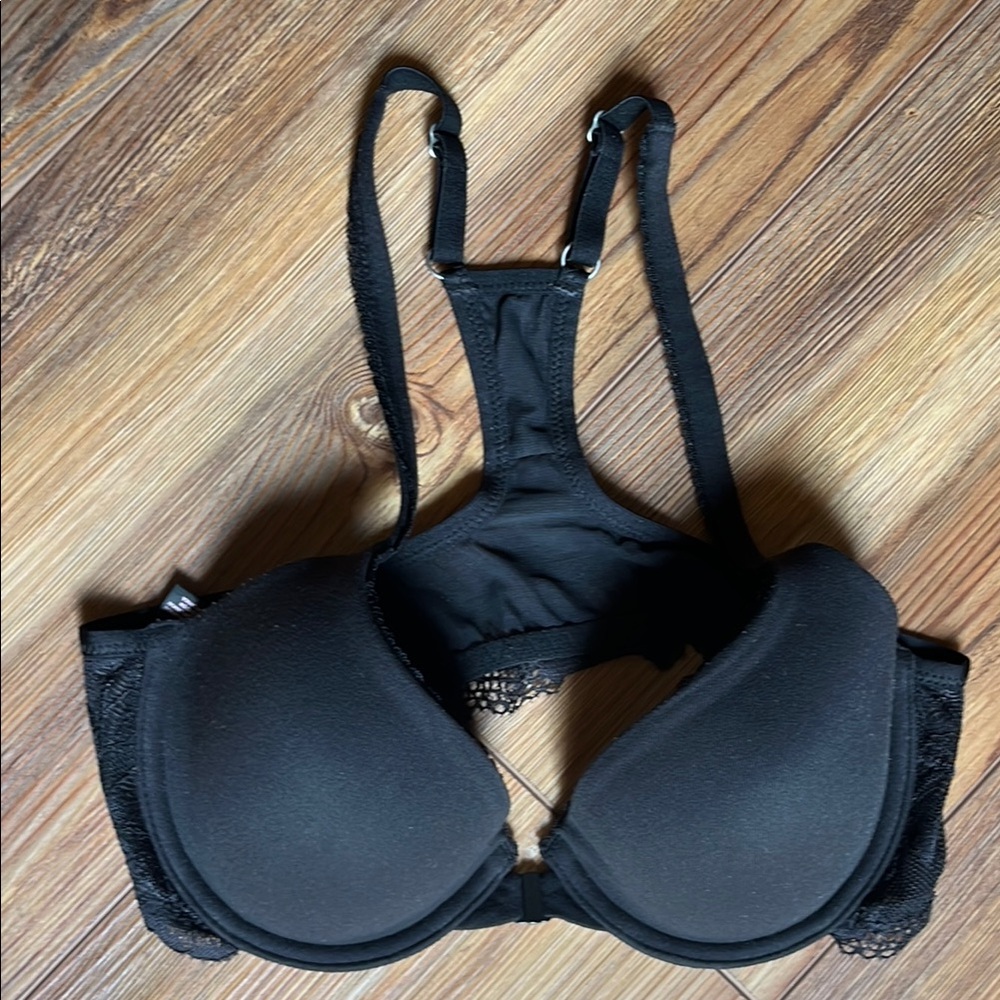 Victoria's Secret Black Bra with Adjustable Straps and Underwire